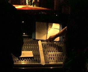 The view from the sound desk